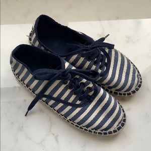 Zara Blue and White Sneakers